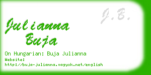 julianna buja business card